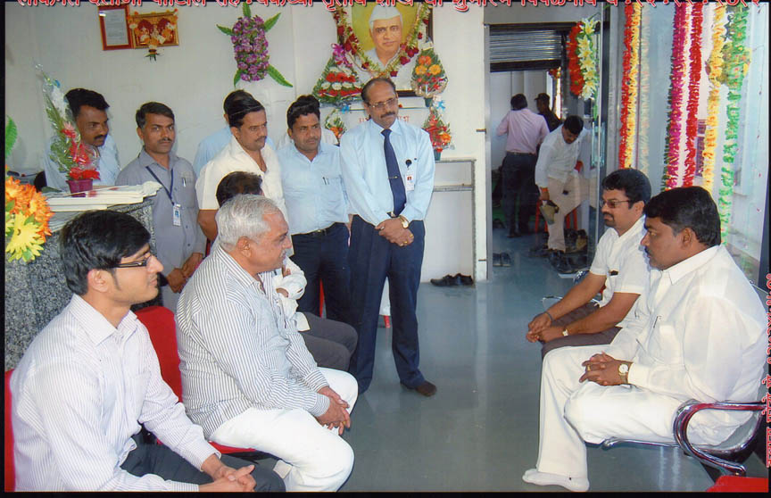 Visit of Mr. Dilip Banakar at Pimpalgaon Branch